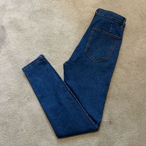 Zara High Waisted Skinny Jeans